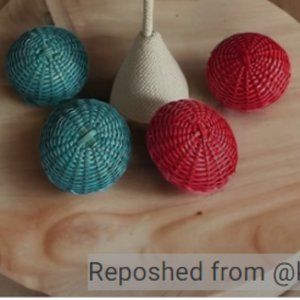 Lot of 2 Boho Earrings , 2 Basket Weave Posts